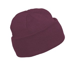 K-up KP031 - KNITTED HAT Burgundowy