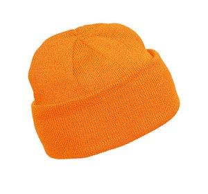 K-up KP031 - KNITTED HAT Fluorescencyjny pomarańcz