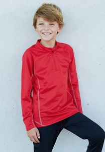 Proact PA346 - Kids' 1/4 zip running sweatshirt Sportowy ciemnoniebieski