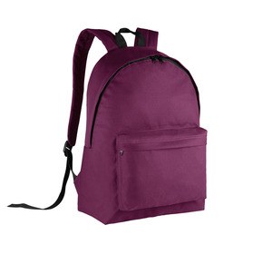 Kimood KI0131 - Classic backpack - Junior version Burgundowy/ czarny
