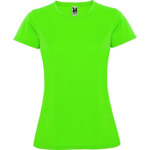 Roly CA0423 - MONTECARLO WOMAN Koszulka techniczna z krótkim rękawem Limonkowy