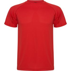 Roly CA0425 - MONTECARLO Koszulka techniczna  z krótkim Czerwony