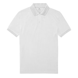 B&C BCID1 - Męska koszulka polo z krótkim rękawem Biały