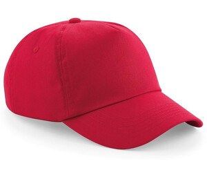 Beechfield BF010 - Oryginalna 5-panelowa czapka Klasyczna czerwień