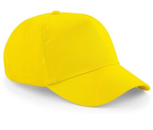 Beechfield BF010 - Oryginalna 5-panelowa czapka Żółty