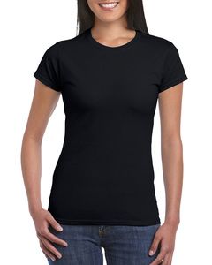 Gildan GN641 - koszulka damska z krótkim rękawem Softstyle Czarny