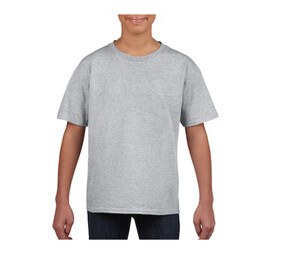 Gildan GN649 - koszulka dziecięca Softstyle Sportowa szarość