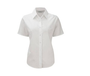 Russell Collection JZ33F - Śliczna damska koszula Biały