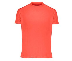 Sans Étiquette SE100 - Sportowy T-shirt bez nadruku Fluo pomarańcz