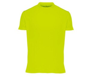 Sans Étiquette SE100 - Sportowy T-shirt bez nadruku Żółty neon 