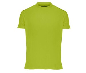 Sans Étiquette SE100 - Sportowy T-shirt bez nadruku Limonkowy