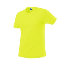 Starworld SW304 - koszulka męska Performance Fluorescencyjny żółty