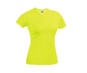 Starworld SW404 - Koszulka Performance Fluorescencyjny żółty