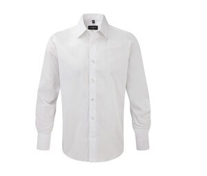 Russell Collection JZ946 - Dopasowana koszula FIT Biały