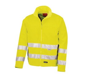 Result RS117 - Lekka, oddychająca wiatroodporna kurtka o wysokiej widoczności Fluorescencyjny żółty