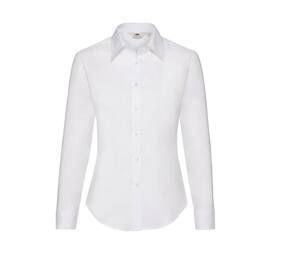 Fruit of the Loom SC401 - Damska koszula w stylu Oxford Biały