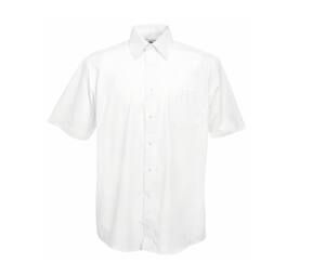 Fruit of the Loom SC415 - Standardowa koszula z krótkim rekawkiem Biały