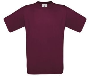 B&C BC151 - 100% bawełniana koszulka dziecięca Burgundowy