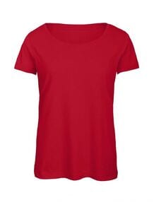 B&C BC056 - koszulka damska Tri-Blend Czerwony