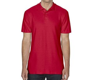 Gildan GN480 - Męska pique koszulka polo Czerwony