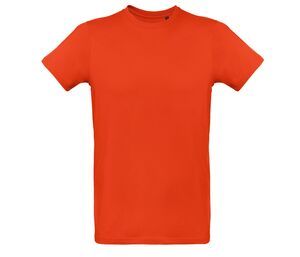 B&C BC048 - T-shirt męski z bawełny organicznej Ognista czerwień