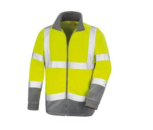 Result RS329 - Oblaskowa kurtka ochronna Fluorescencyjny żółty