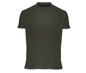 Sans Étiquette SE100 - Sportowy T-shirt bez nadruku Wojskowy