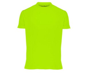 Sans Étiquette SE100 - Sportowy T-shirt bez nadruku Fluorescencyjna zieleń