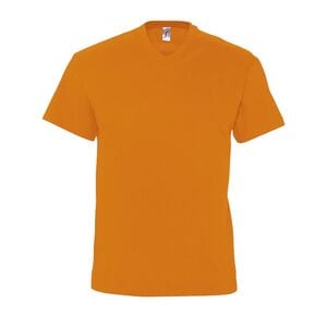 SOL'S 11150 - VICTORY Męski T Shirt Z Dekoltem Typu V Neck Pomarańczowy