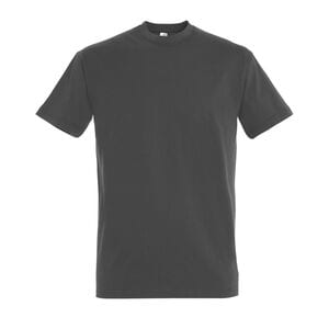 SOL'S 11500 - Imperial Męski T Shirt Z Okrągłym ściągaczem Ciemna szarość