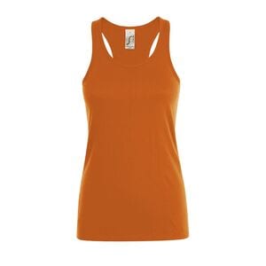 SOL'S 01826 - JUSTIN WOMEN Damski Tank Top Typ Racerback Pomarańczowy