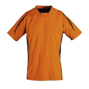 SOL'S 01638 - MARACANA 2 SSL Koszulka Z Krótkim Rękawem Pomarańczowo/czarny