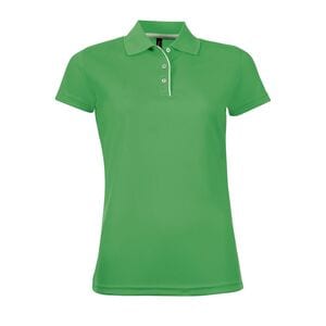 SOL'S 01179 - PERFORMER WOMEN Damska Sportowa Koszulka Polo Jasnozielony
