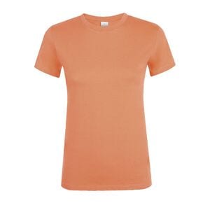 SOL'S 01825 - REGENT WOMEN Damski T Shirt Z Okrągłym ściągaczem Morela