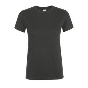 SOL'S 01825 - REGENT WOMEN Damski T Shirt Z Okrągłym ściągaczem Ciemna szarość