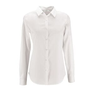 SOL'S 02103 - BRODY WOMEN Damska Koszula Z Materiału W Jodełkę Biały