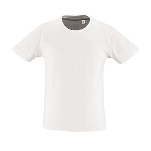 SOL'S 02078 - Milo Kids Dzięcięcy T Shirt Z Okrągłym ściągaczem I Krótkimi Rękawami Biały