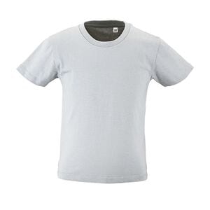 SOL'S 02078 - Milo Kids Dzięcięcy T Shirt Z Okrągłym ściągaczem I Krótkimi Rękawami czysta szarość