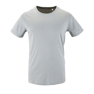 SOL'S 02076 - Milo Men Męski T Shirt Z Krótkim Rękawem czysta szarość