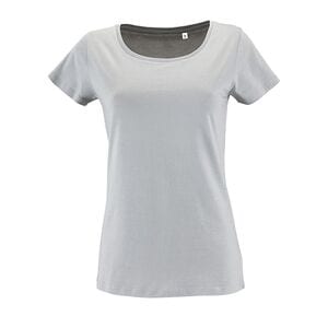 SOL'S 02077 - Milo Women Damski T Shirt Z Krótkim Rękawem czysta szarość