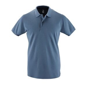 SOL'S 11346 - PERFECT MEN Męska Koszulka Polo, Krótki Rękaw Niebieski