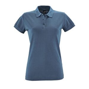 SOL'S 11347 - PERFECT WOMEN Damska Koszulka Polo, Krótki Rękaw Niebieski