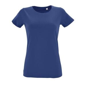 SOL'S 02758 - Regent Fit Women Damski Dopasowany T Shirt Z Okrągłym ściągaczem ciemnoniebieski