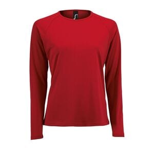 SOLS 02072 - Sporty Lsl Women Damski T Shirt Sportowy Z Długimi Rękawami