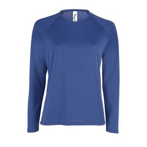 SOLS 02072 - Sporty Lsl Women Damski T Shirt Sportowy Z Długimi Rękawami