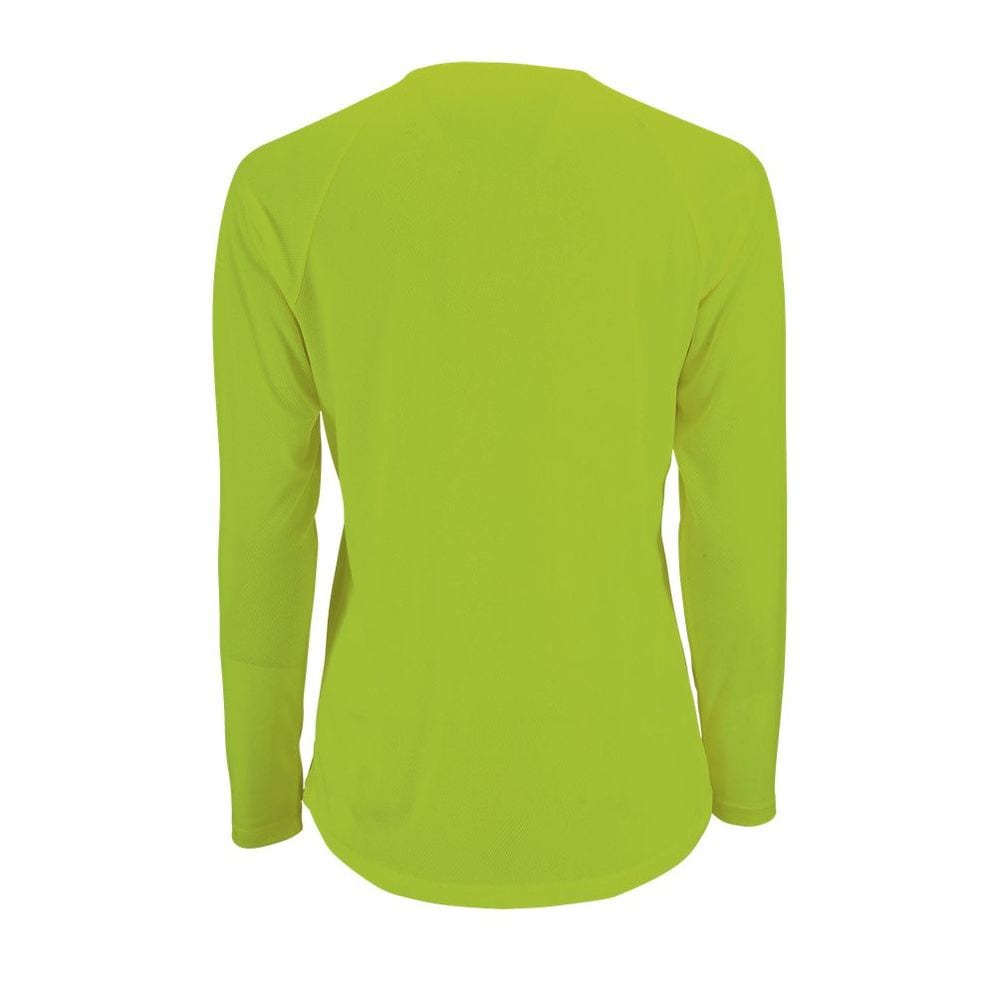 SOL'S 02072 - Sporty Lsl Women Damski T Shirt Sportowy Z Długimi Rękawami