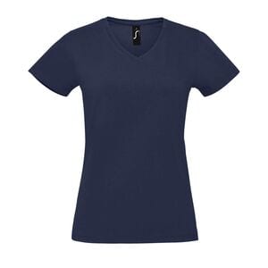 SOLS 02941 - Imperial V Women Damski T Shirt Ze ściągaczem Typu V Neck