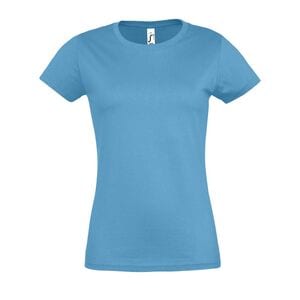 SOL'S 11502 - Imperial WOMEN Damski T Shirt Z Okrągłym ściągaczem Aqua
