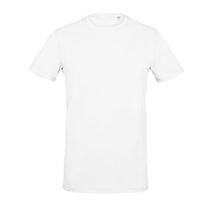 SOL'S 02945 - Millenium Men Męski T Shirt Z Okrągłym ściągaczem Biały