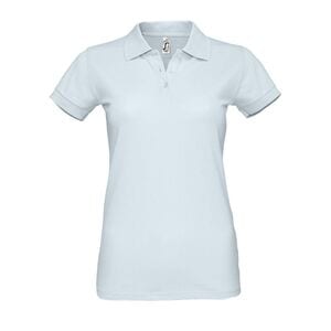 SOL'S 11347 - PERFECT WOMEN Damska Koszulka Polo, Krótki Rękaw Kremowy niebieski